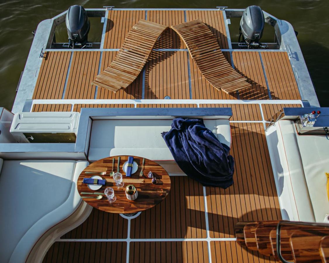 Hausboot Mit Traumlage In Luebeck-Travemuende Hotel Eksteriør billede