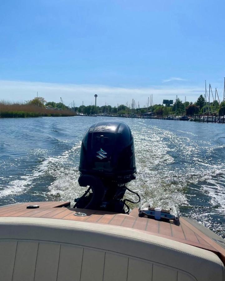 Hausboot Mit Traumlage In Luebeck-Travemuende Hotel Eksteriør billede