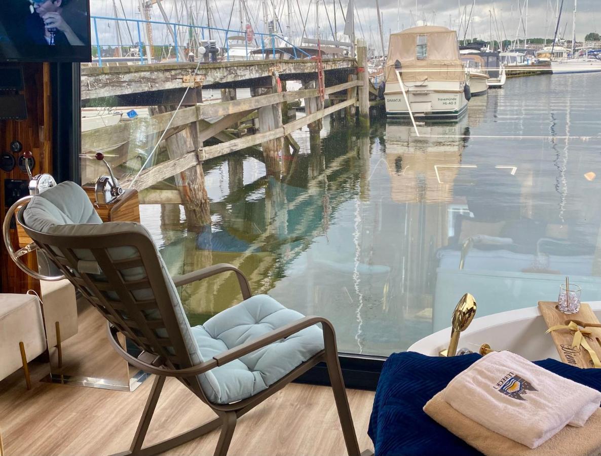 Hausboot Mit Traumlage In Luebeck-Travemuende Hotel Eksteriør billede